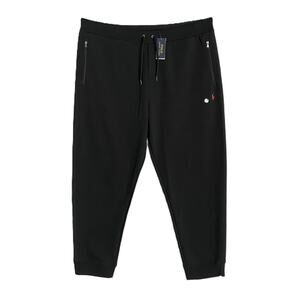 Polo Ralph Lauren Men's 3XLT Big & Tall Double-Knit Mesh Jogger Pant Black NEW